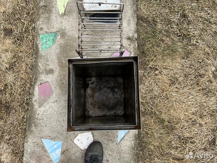 Коптилка с гидрозатвором, толстая нержавейка