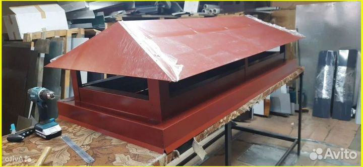 Колпак на дымоход забор кирпичный столб В