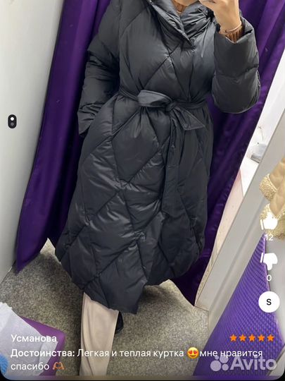 Пуховик женский 40 42 натуральный утиный пух