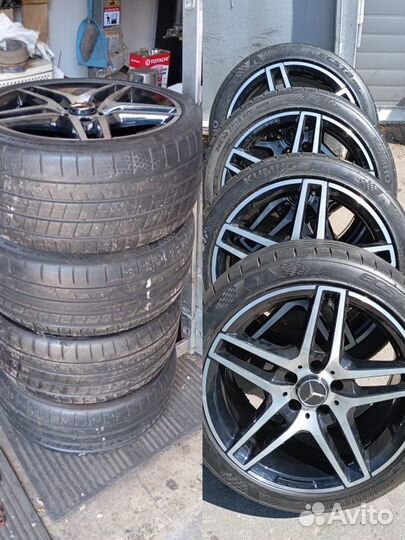 Mercedes W212 AMG Колеса 245/40R18 265/35R18