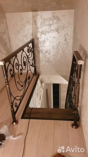 Кованые лестничные ограждения