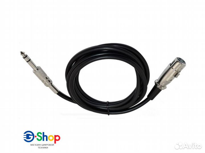 Кабель акустический XLR-M - Jack 6,3 3м