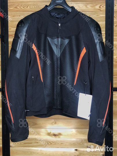 Dainese MIG Куртка из кожи/ткани (черный/красный)