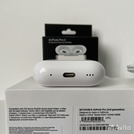 AirPods PRO 2 (новый чип JL ) Type-C + доставка