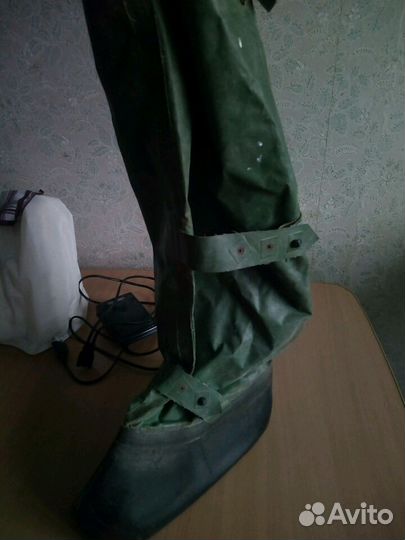 Брезентовые сапоги с калошами с верхом д