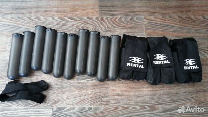 Тубы и подсумки для пейтбольных шаров