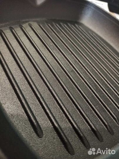 Сковорода-гриль биол чугунная со съемной ручкой