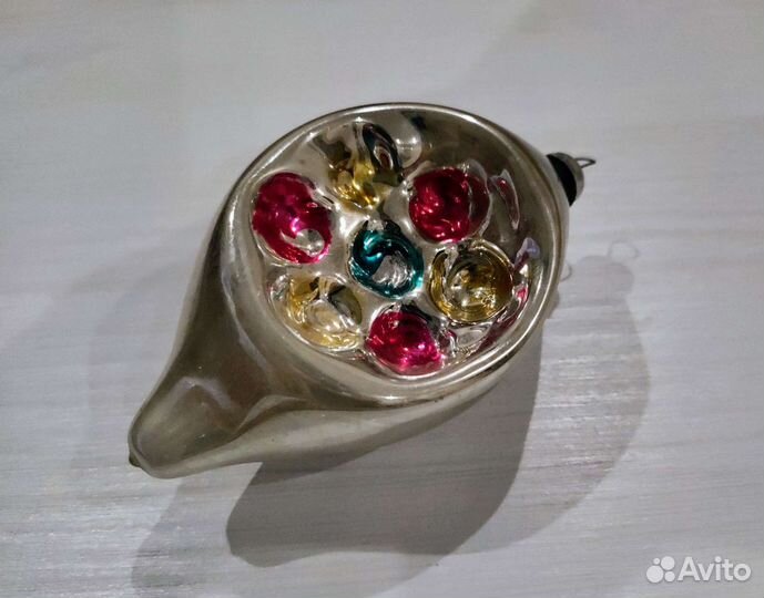 Елочные игрушки СССР с лунками