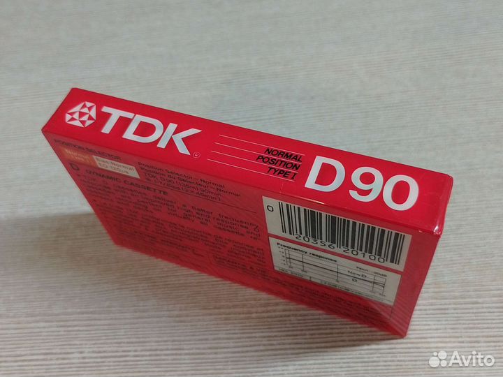 Аудиокассета TDK D 90 USA
