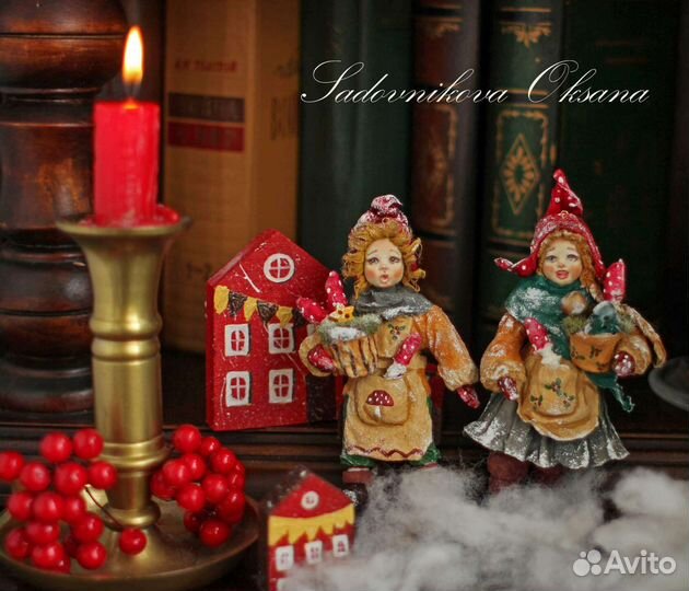 Новогодние игрушки на ёлку подарокватные ёлочные