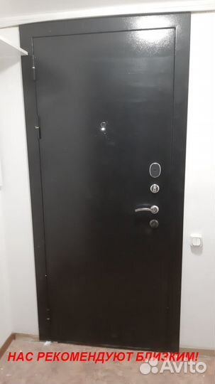 Тяжелая дверь входная установка в подарок