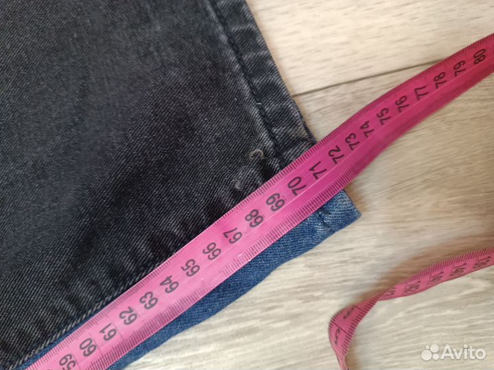 Джинсы свободные 56