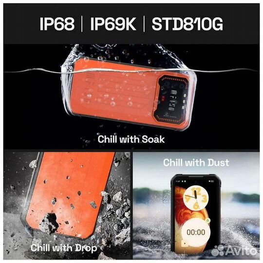 Защищенный смартфон iiif150 Air1 Pro 6/128 Gb. NFC
