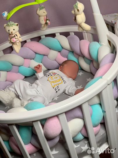 Детская Кровать 8в1 с маятником