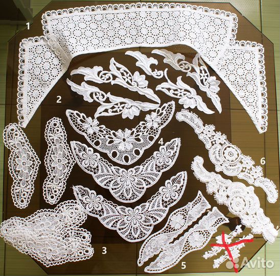 Кружево СССР, ГДР, Польша, Франция