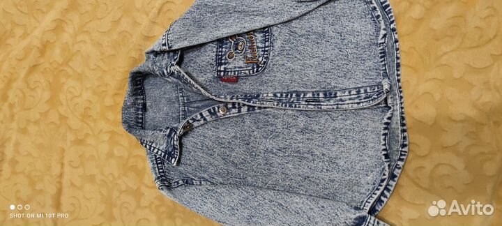 Детская джинсовая рубашка