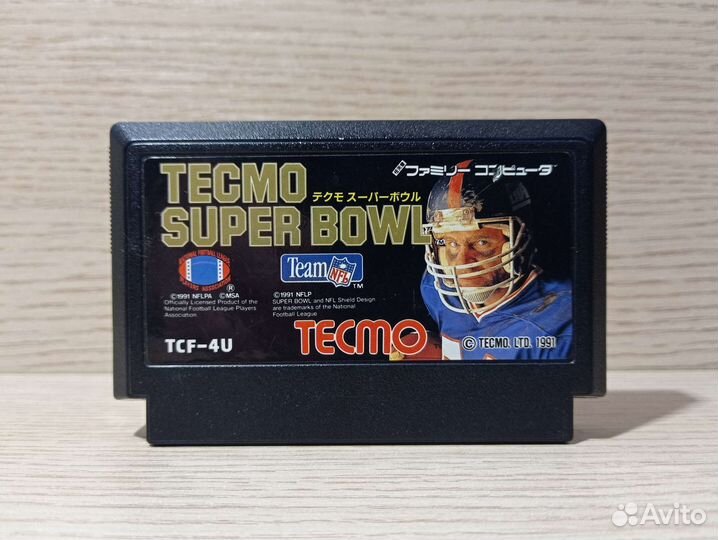 Tecmo Super Bowl картридж для Famicom, Денди