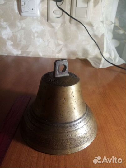 Колокол старинный, 19 век, Р. И., крупный