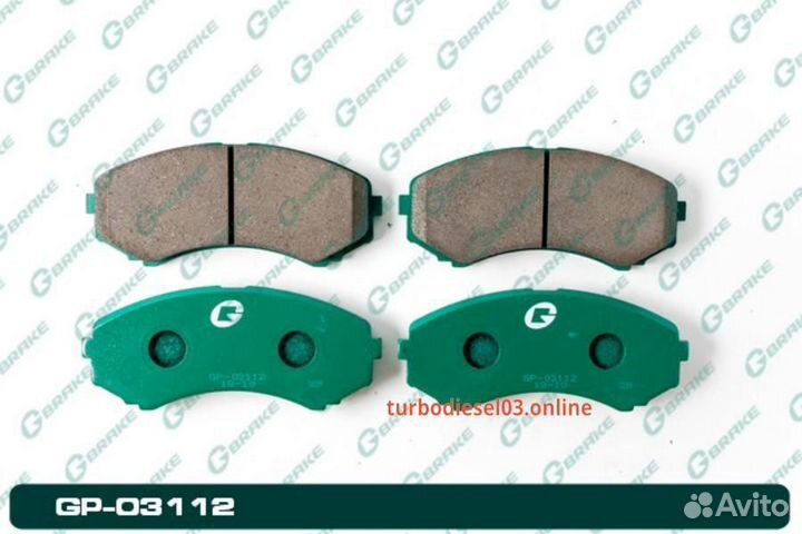 Колодки G-brake GP-03112 GP03112 G-brake