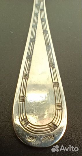 Серебряная чайная ложка СССР