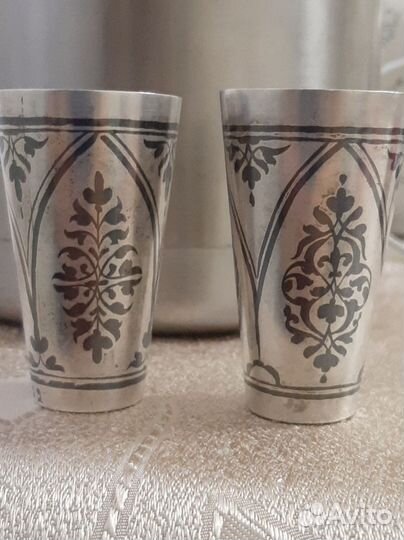 Рюмка Кубачи серебро 875 СССР