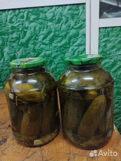 Огурцы соленые