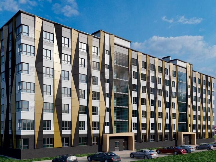 1-к. квартира, 50,7 м², 4/7 эт.