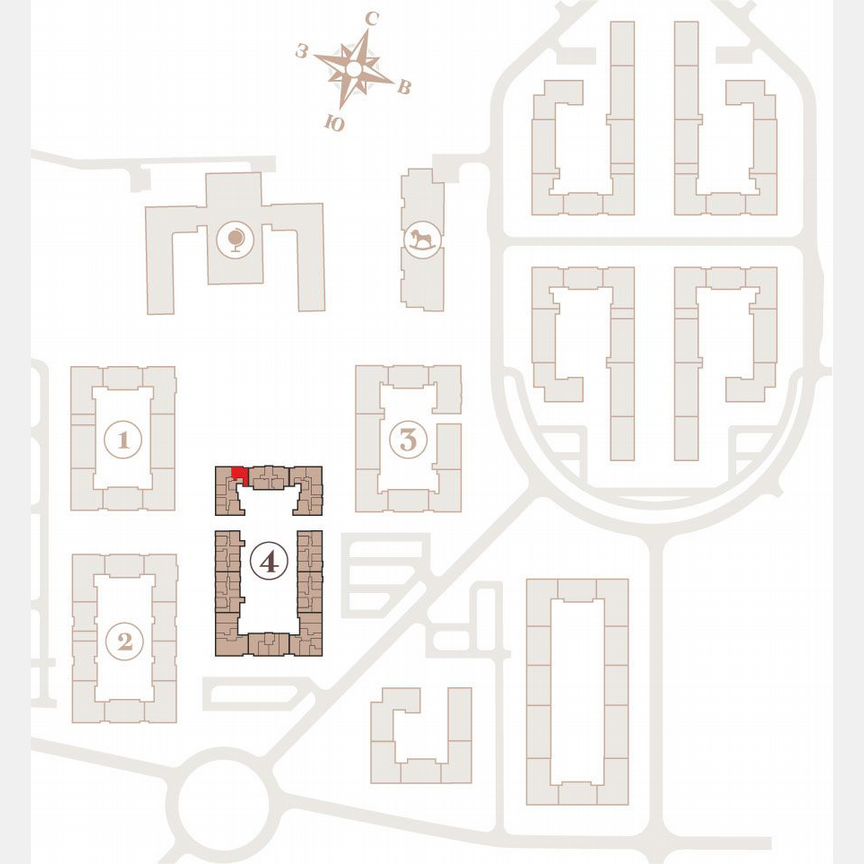 3-к. квартира, 81,4 м², 1/4 эт.