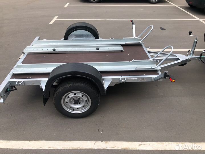 Прицеп для перевозки одного двух мотоциклов 400 кг