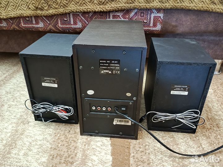 Акустика 2.1 daewoo & Jetbalance (20x30x30 Вт)