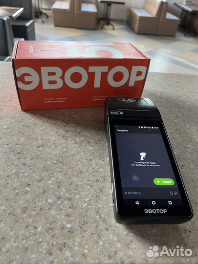 Смарт-терминал Эвотор 5i и сканер штрих-кода 2D