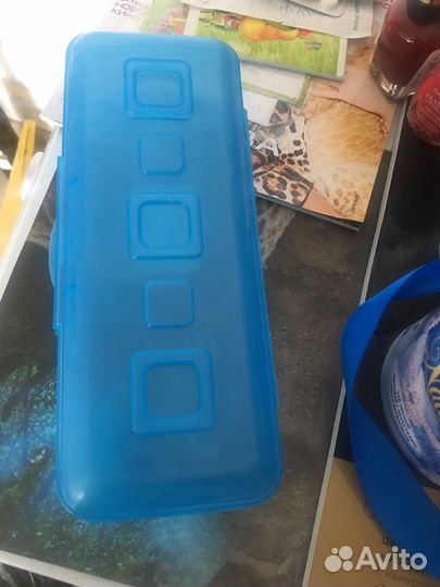 Пенал пластиковый, тонированный