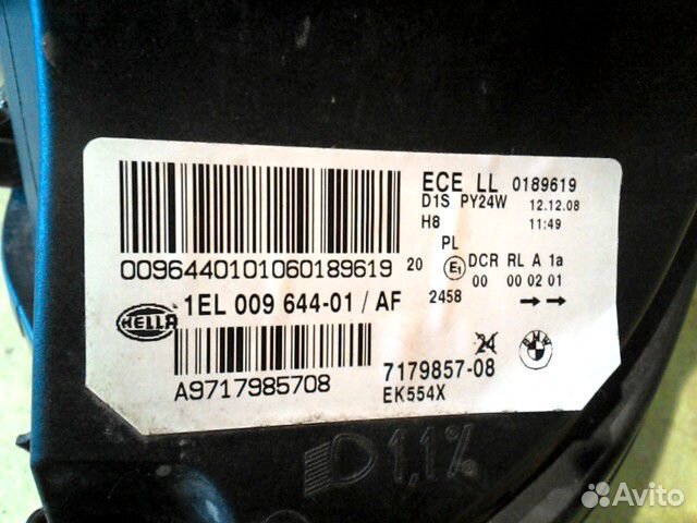 Фара левая Bmw X6 E71 2008-2014