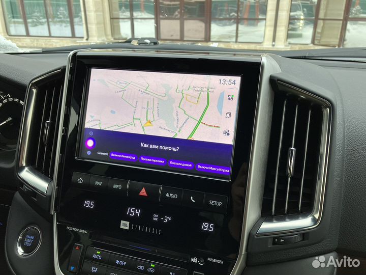 Блок навигации Toyota Land Cruiser на Android 10