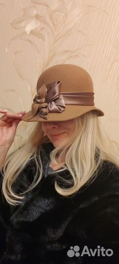 Шляпа фетровая женская