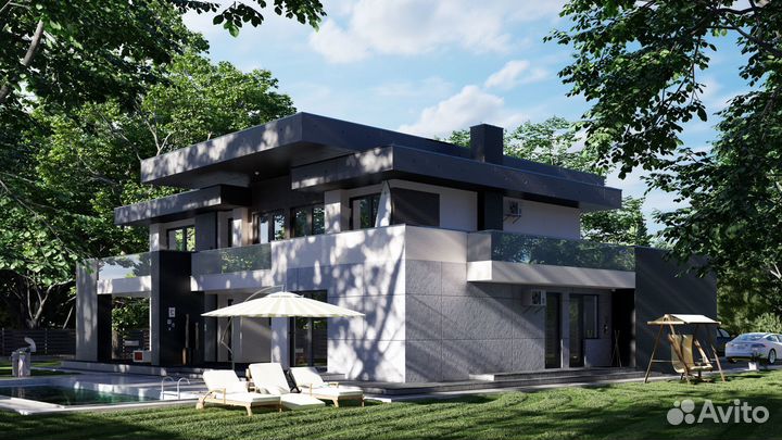 3D визуализация экстерьера, интерьера