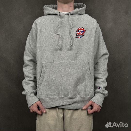 Винтажное худи Champion Reverse Weave x The Rollin