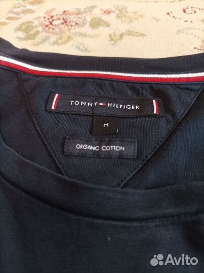 Футболка Tommy Hilfiger с вышитым лого оригинал