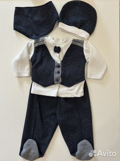 Костюм для мальчика 1-2 месяца