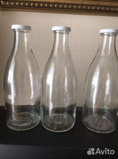 Стеклянная бутылка 1 л