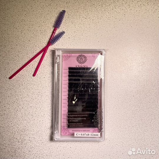 Ресницы для наращивания enigma С+ 0.07 микс