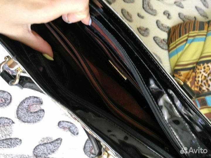Новая сумка нат. кожа, нат. лак
