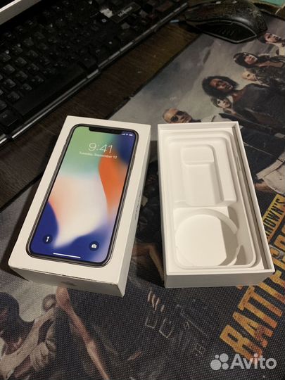 Коробка от iPhone х 256 gb silver