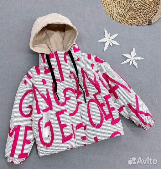 Стильная куртка для девочки, 116-140