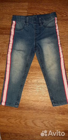 Джинсы для девочки новые 86