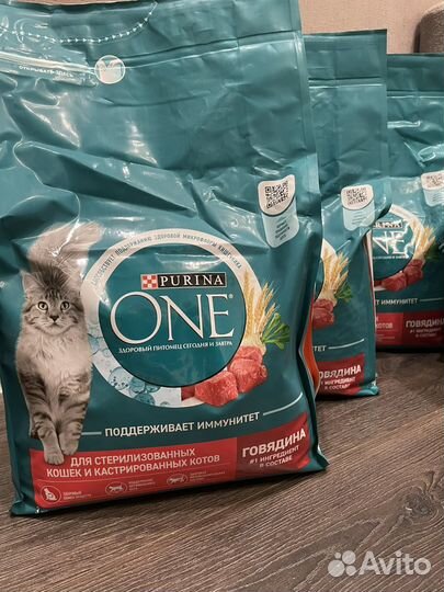 Корм Purina one 3 кг