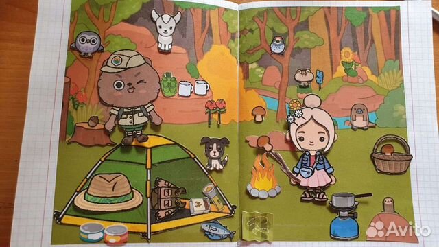 Бумажная тока бока дикая природа