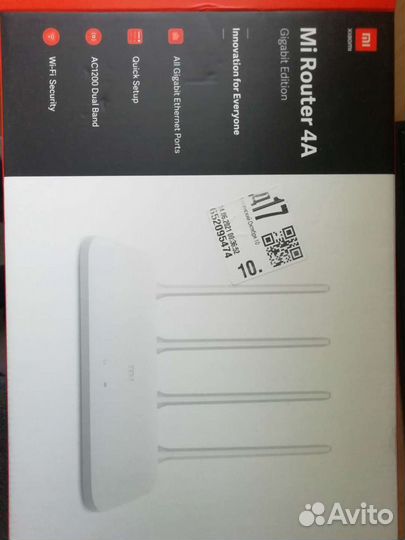 Wifi роутер xiaomi mi router 4a gigabit edition