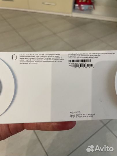 Apple Watch Series 9 45 mm Midnight Al Midnight SB