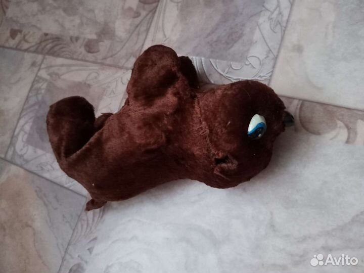 Игрушка заводная собака СССР